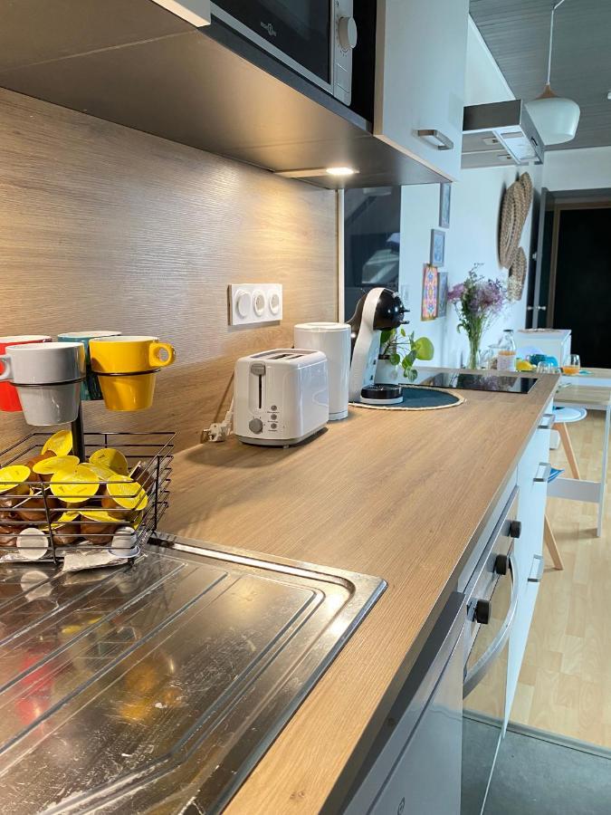 Апартаменты Agreable Cocon Sous Les Toits - Parking - Wifi Пленёф-Валь-Андре Экстерьер фото