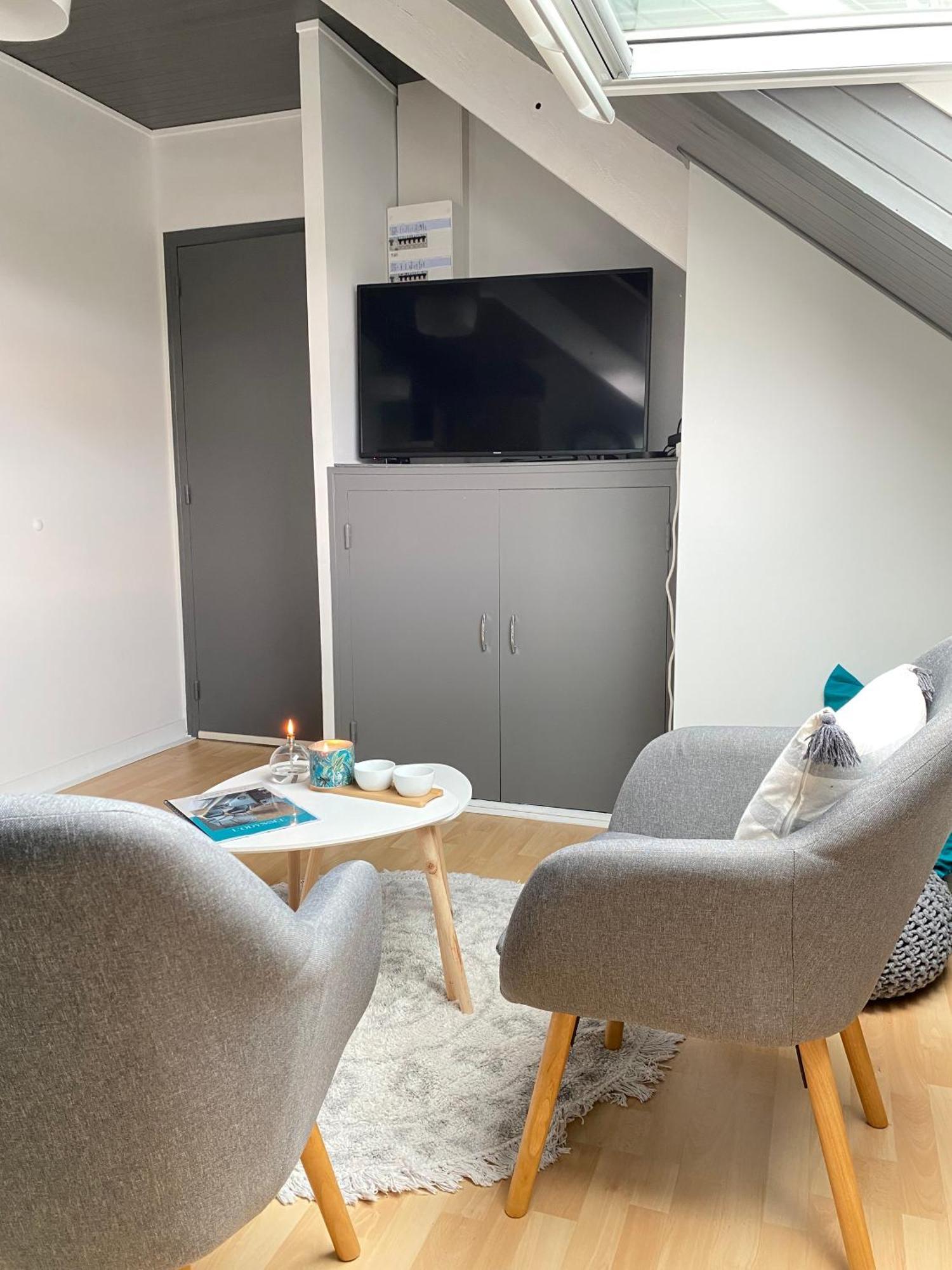 Апартаменты Agreable Cocon Sous Les Toits - Parking - Wifi Пленёф-Валь-Андре Экстерьер фото